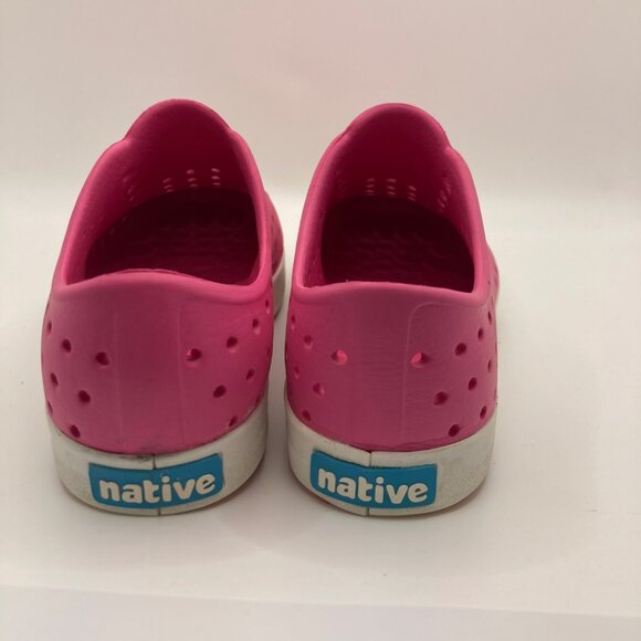 Native pink waterproof outdoor washable jefferson style shoe J1 - Picture 3 of 8